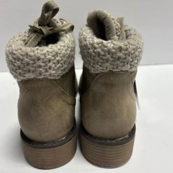 Muk Luks Women’s Lukees Stone Lace-Up Booties, Size 8 M - Picture 4 of 6